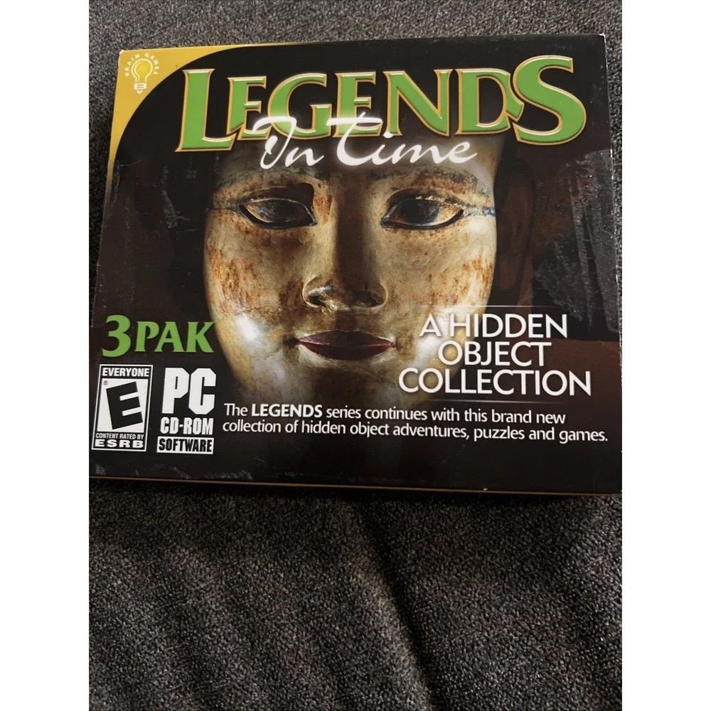 On Hand Legends On Time PC Game 3-Pak Everyone Black Hidden Object Collection